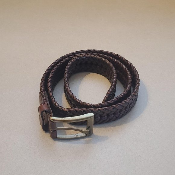 Women's Dockers Brown Woven Belt - Picture 6 of 7